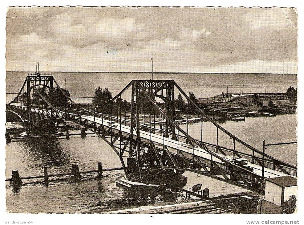 AK 5 Nordseebad Wilhemshaven - Kaiser Wilhelm-Brücke 6.4.62 (Kartenschreibdatum) Nach Gladbeck / Westfalen - Wilhelmshaven