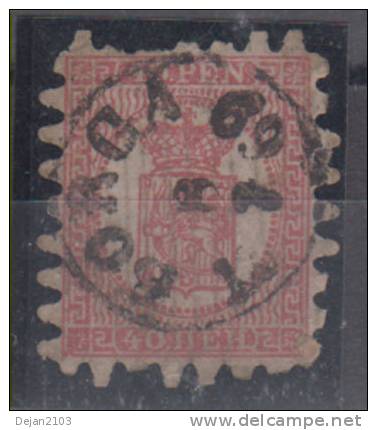 Finland One Penni Mi#4Ax 1860 USED - Gebruikt