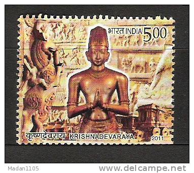 INDIA, 2011, Krishnadevaraya, 500 Years Of Comm, MNH, (**) - Unused Stamps