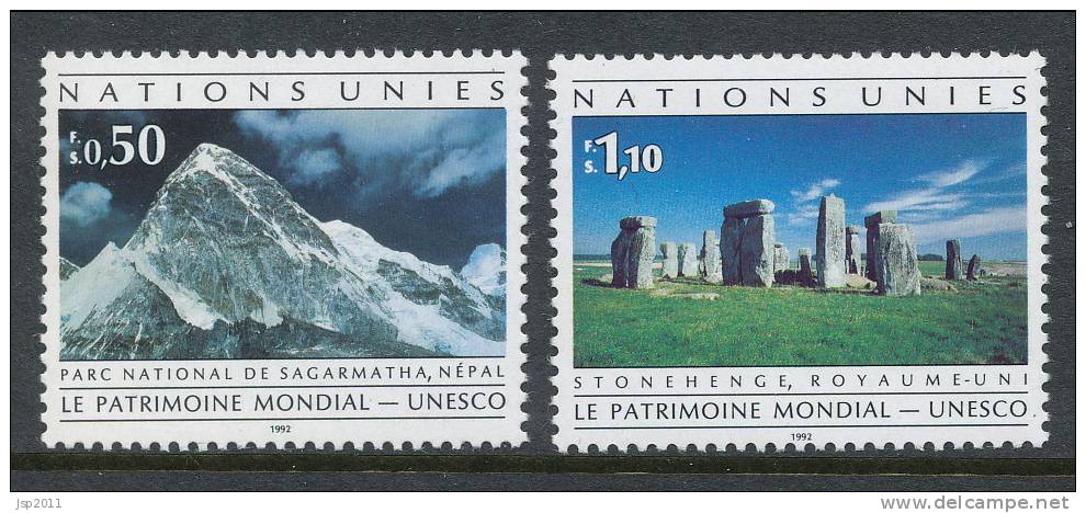 UN Geneva 1992 Michel # 210-211, MNH ** - Unused Stamps