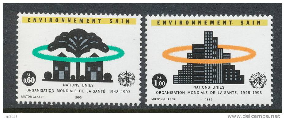 UN Geneva 1993 Michel # 231-232, MNH ** - Ungebraucht