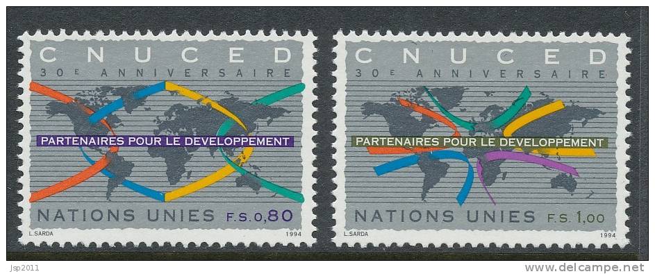 UN Geneva 1994 Michel # 259-260, MNH ** - Unused Stamps