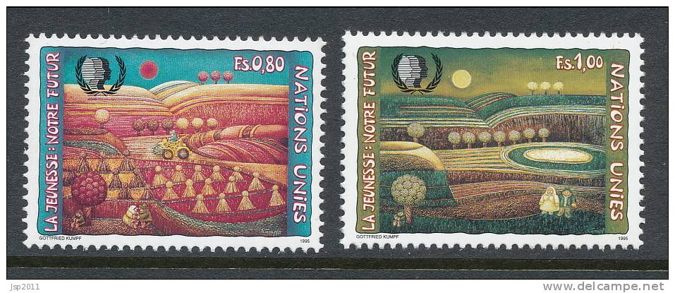 UN Geneva 1995 Michel # 267-268, MNH ** - Unused Stamps
