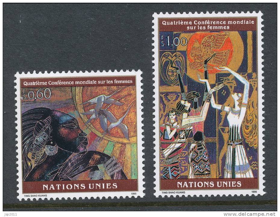 UN Geneva 1995 Michel # 271-272, MNH ** - Unused Stamps