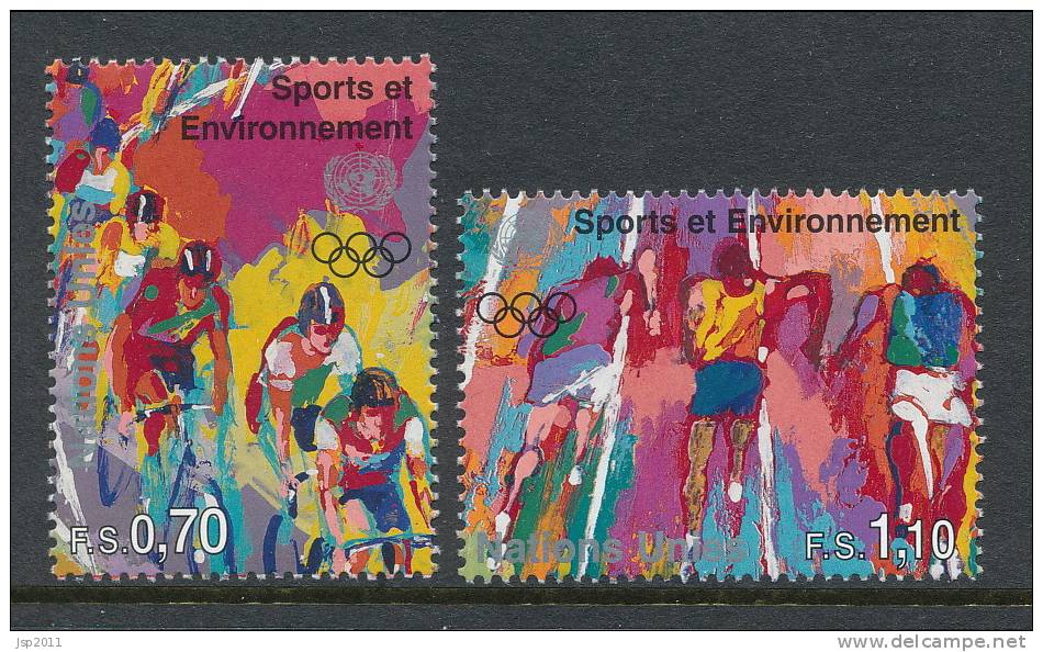 UN Geneva 1996 Michel # 297-298, MNH ** - Unused Stamps