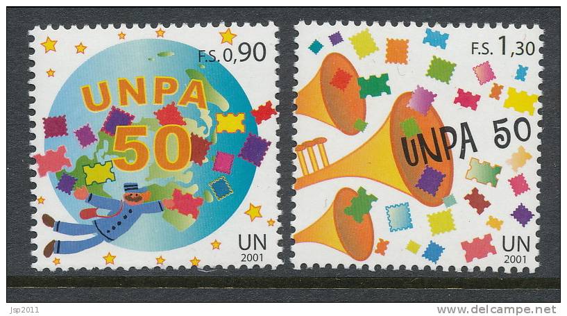 UN Geneva 2001 Michel # 424-425, MNH ** - Ungebraucht