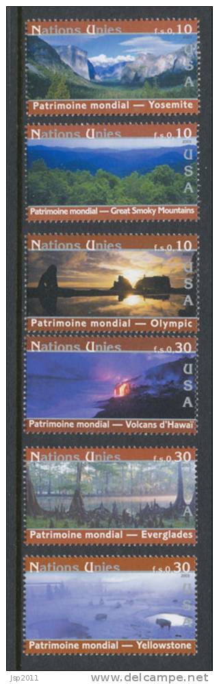 UN Geneva 2003 Michel # 475-480, MNH ** - Neufs