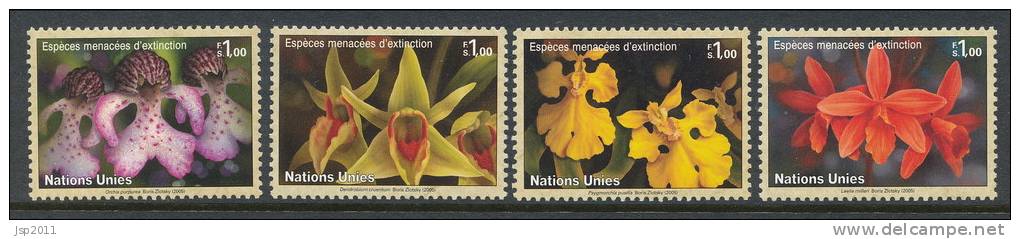 UN Geneva 2005 Michel # 510-513 Singles, MNH ** - Neufs