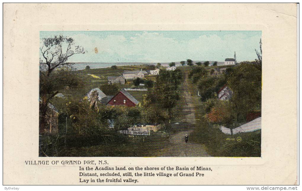 Village Of Grand Pre, N.S. Postmarked Summerside PEI AU 2 12 - Otros & Sin Clasificación
