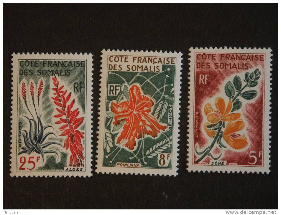 Somaliland Côte Des Somalis 1966 Fleurs Bloemen  Yv 325-327 MNH ** - Autres & Non Classés