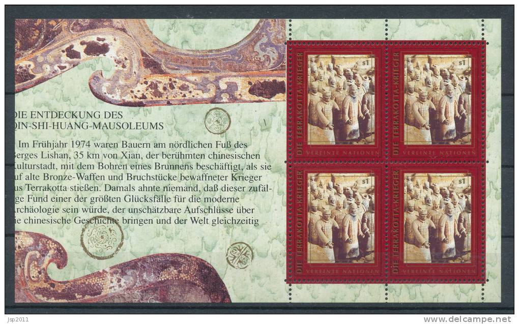 UN Vienna 1997 Michel # 240-245,  Pages From Booklet, MNH ** - Blocs-feuillets