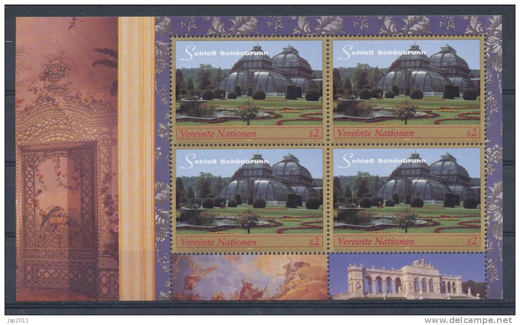 UN Vienna 1998 Michel # 272-277,  Pages From Booklet, MNH ** - Blocs-feuillets