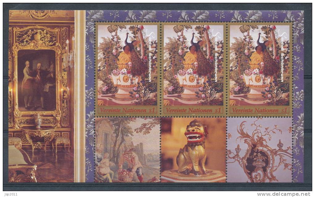 UN Vienna 1998 Michel # 272-277,  Pages From Booklet, MNH ** - Blocs-feuillets