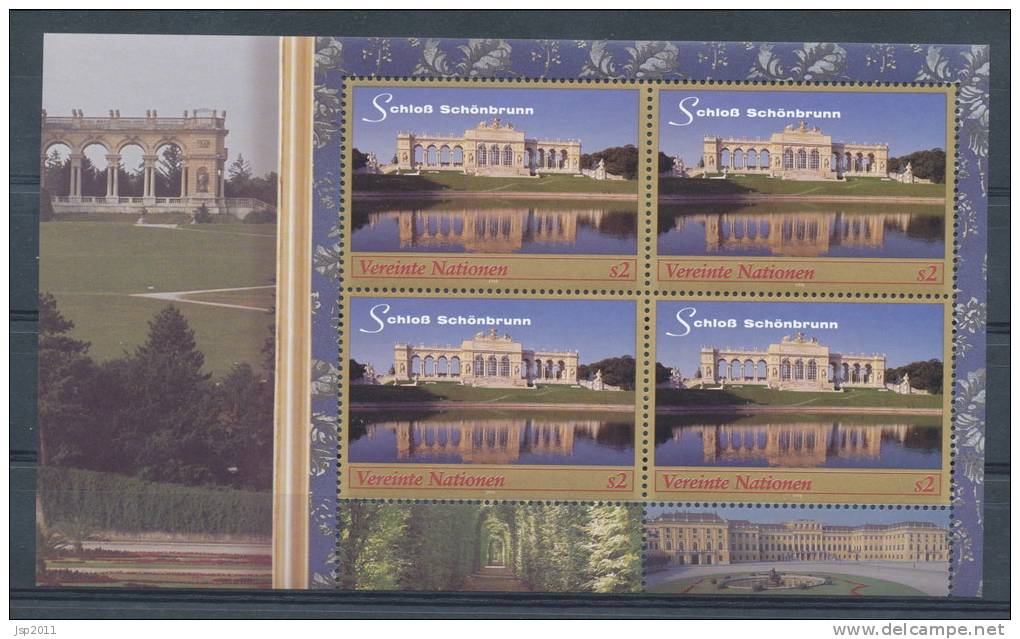 UN Vienna 1998 Michel # 272-277,  Pages From Booklet, MNH ** - Blocks & Kleinbögen