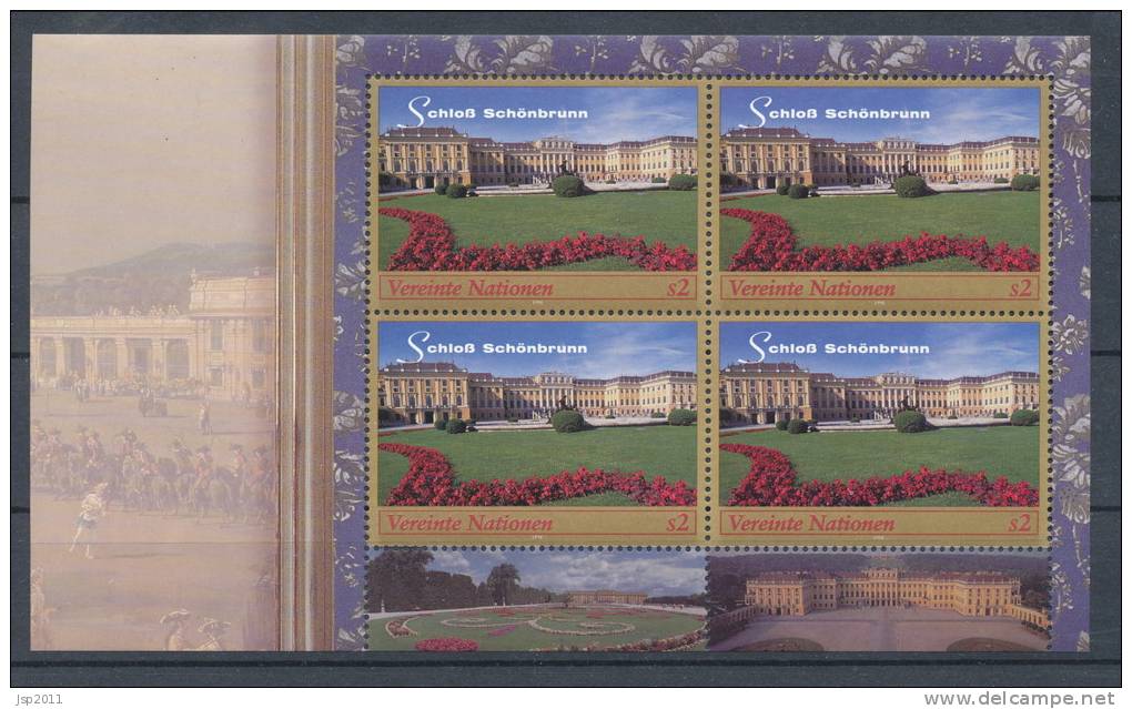 UN Vienna 1998 Michel # 272-277,  Pages From Booklet, MNH ** - Hojas Y Bloques