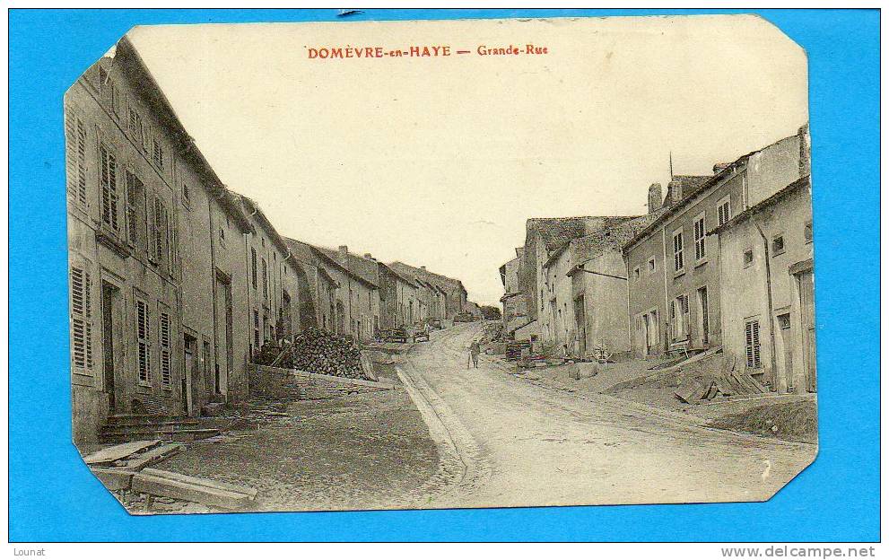 DOMEVRE En HAYE : Grande Rue (en L'état) - Domevre En Haye