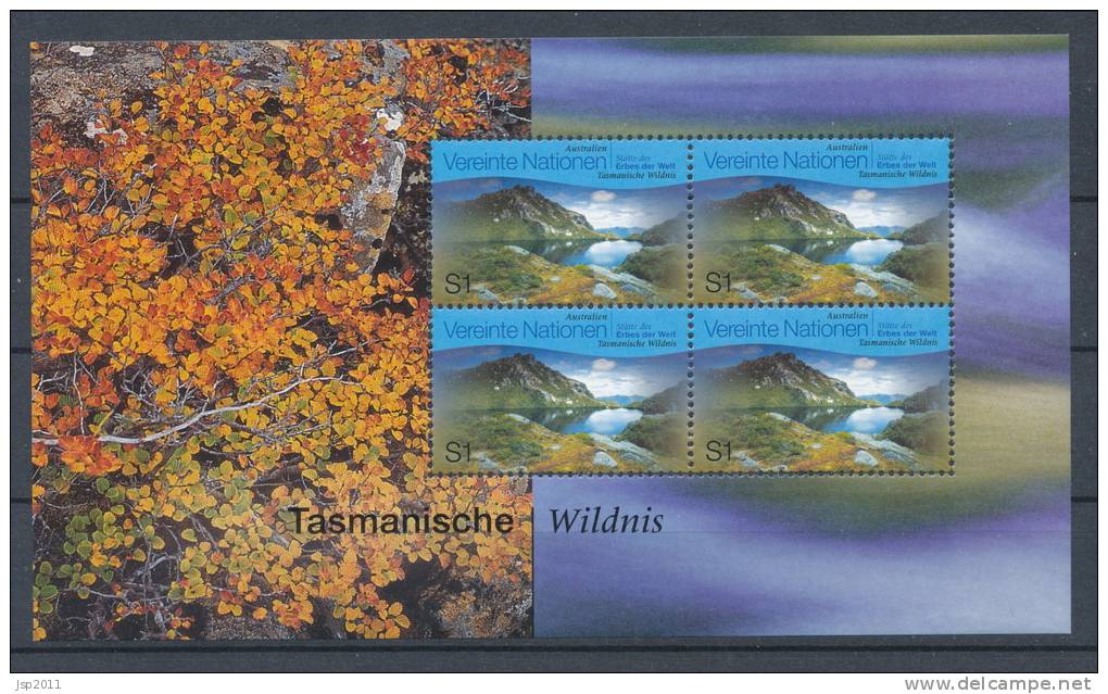 UN Vienna 1999 Michel # 281-286,  Pages From Booklet, MNH ** - Blocs-feuillets
