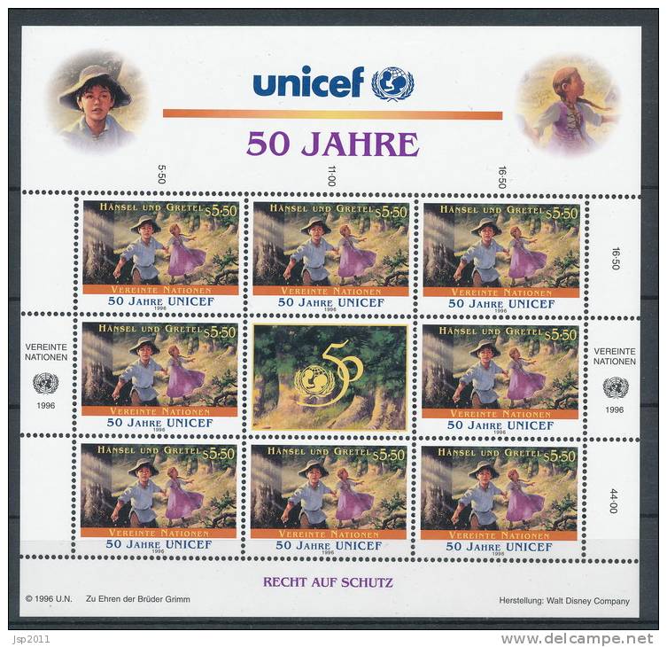 UN Vienna 1996 Michel # 218-219, 2 Sheetlets, MNH ** - Blocs-feuillets