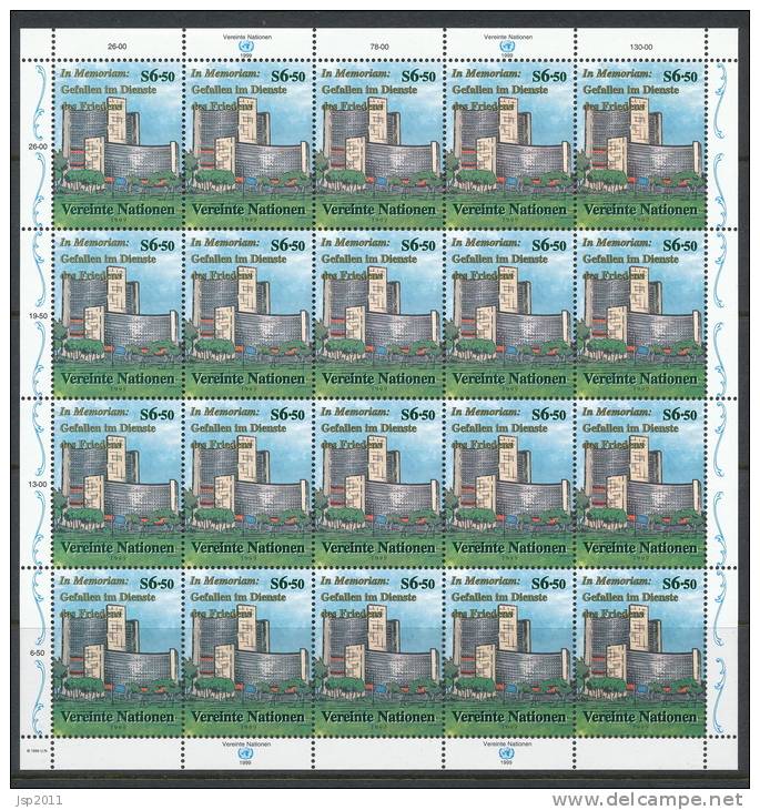 UN Vienna 1999 Michel # 298 Sheet, MNH ** - Blocs-feuillets