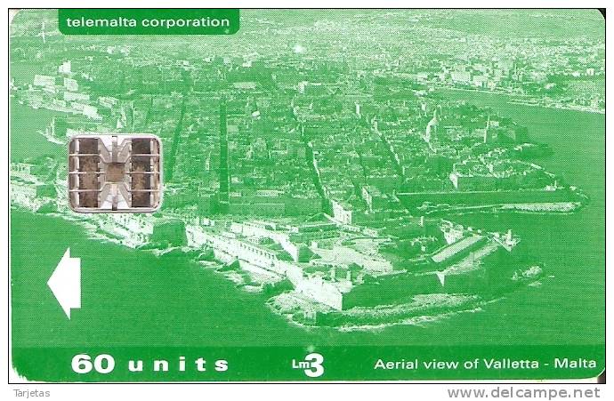 40 TARJETA DE MALTA DE 60 UNITS  LA VALLETTA - Malte