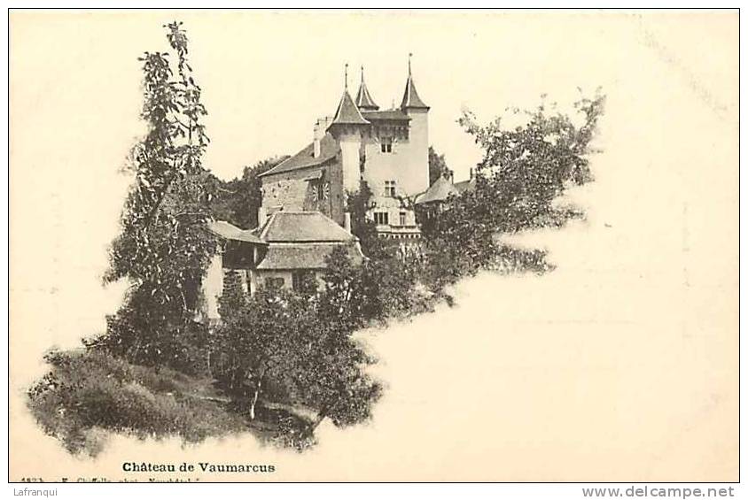 SUISSE- Ref B1001- Chateau De Vaumarcus   - Carte Bon Etat - Vaumarcus