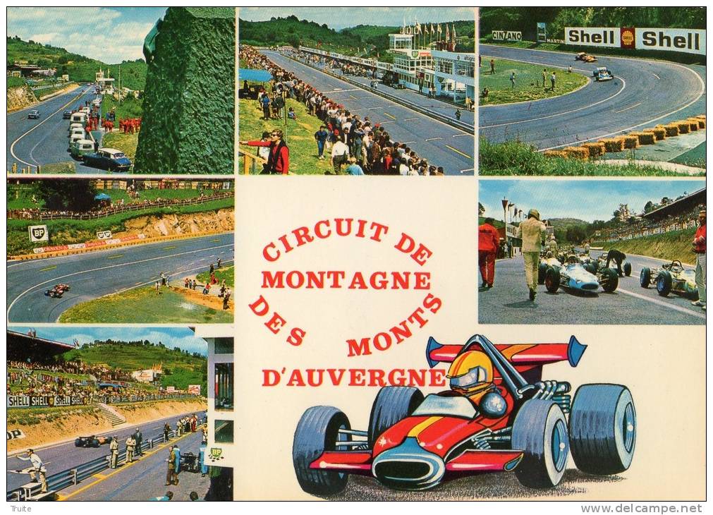 AUVERGNE CIRCUIT DE CHARADE MULTIVUES - Autres & Non Classés