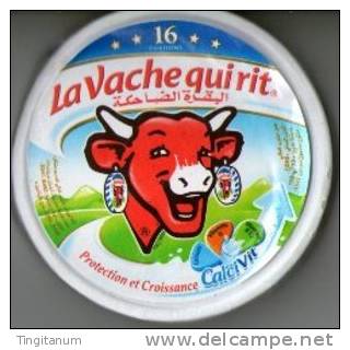 ETIQUETTE  DE BOITE DE FROMAGE " LA VACHE QUI RIT " - Fromage