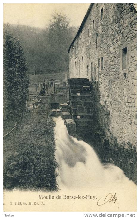 Barse-lez-Huy - Moulin- Roue à Aubes -1906  ( Voir Verso ) - Modave