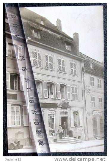 Sarre-Union Rare Photocarte  Grand-rue Meubles Matty - Sarre-Union