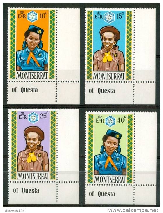 1970 Montserrat Scout Scoutisme Scouting Set MNH** -Sc20 - Neufs