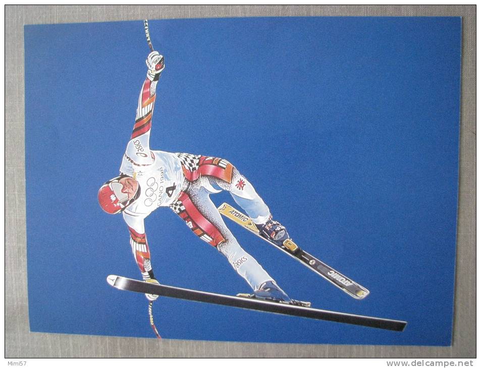 SKI - Hermann Maier - J.O 1998 à Nagano. - Otros & Sin Clasificación