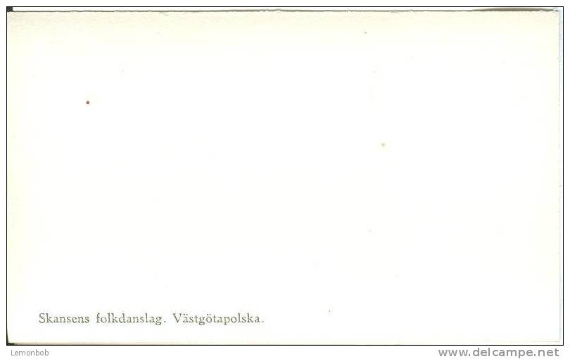 Sweden, Skansens Folkdanslag, Vastgotapolska, Mini Photo [12525] - Other & Unclassified