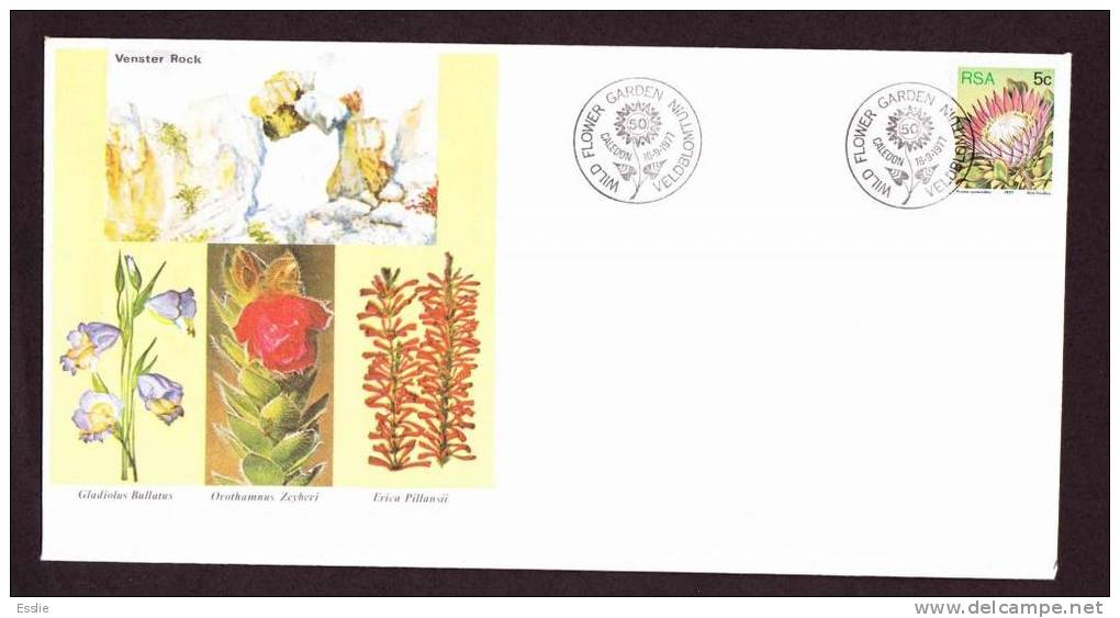 South Africa RSA - 1977 - Commemorative Cover - Caledon Wild Flower Garden - Covers & Documents