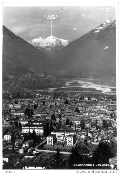 Bellissima Cartolina D'epoca " DOMODOSSOLA - PANORAMA " - Verbania