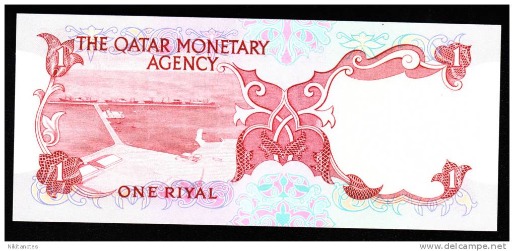 QATAR 1 RIYAL (1973) PICK # 1 UNC-. - Qatar