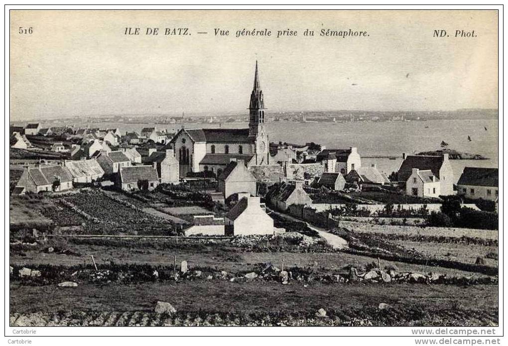 29 - ÎLE-DE-BATZ - Vue Générale Prise Du Sémaphore - Ile-de-Batz