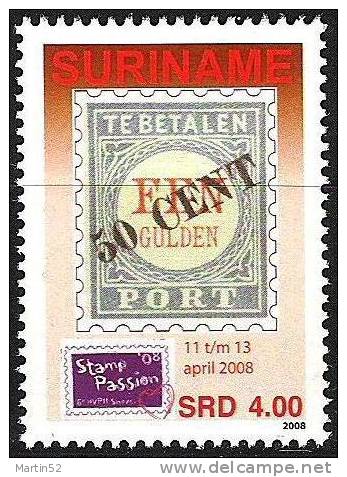 Suriname 2008: NL-zegel: "TE BETALEN" Van Velletje  Michel-Nr.2200-2211 (totaal 33 Euro) - Postage Due