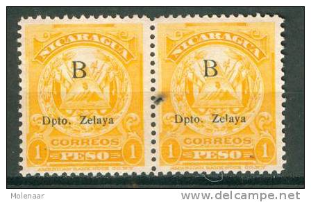 Nicaragua  Dpto. Zelaya Michelno. 75 Type I Paar  Ongebruikt (7119) - Nicaragua