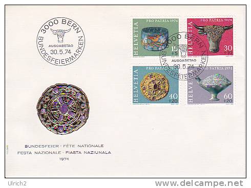 Schweiz Mi.-Nr. 1031-1034 FDC - FDC