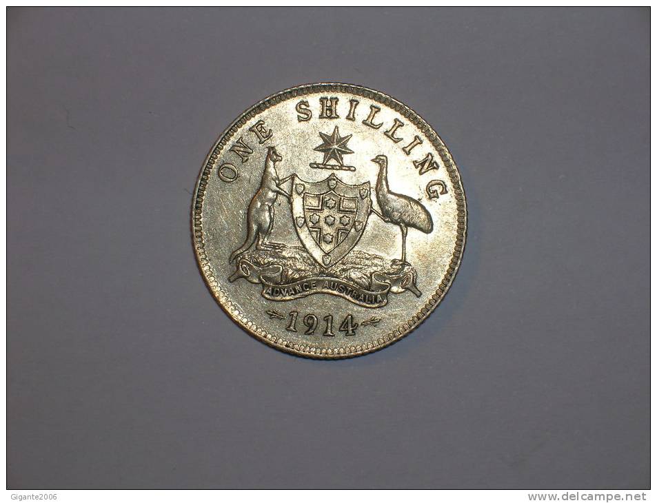 Australia 1 Shilling 1914 (L)  (4488) - Shilling