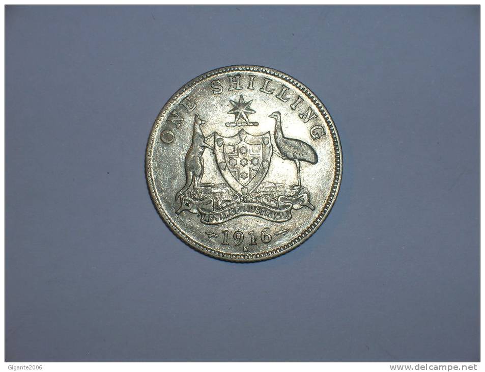 Australia 1 Shilling 1916 M  (4489) - Shilling