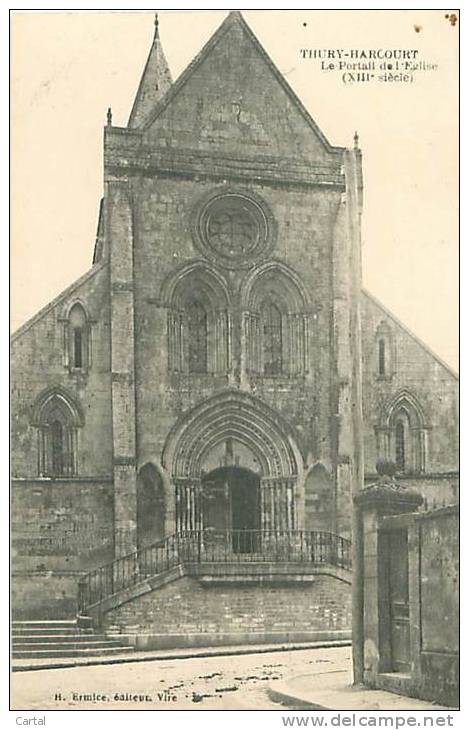 14 - THURY-HARCOURT - Le Portail De L'Eglise (H. Ermice, éditeur) - Thury Harcourt