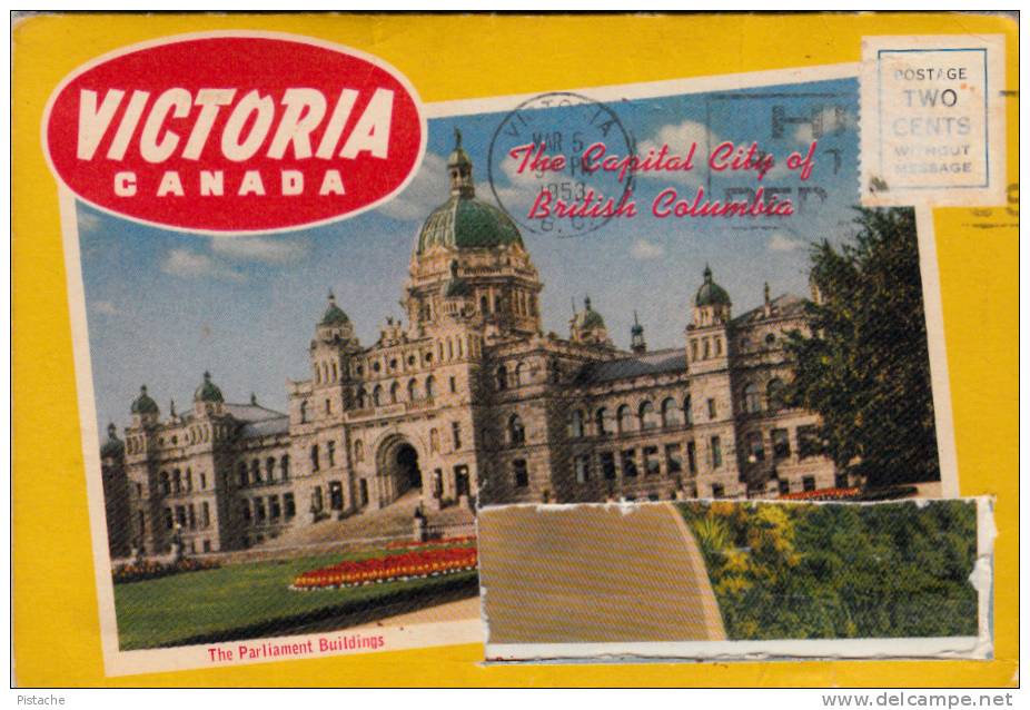 Victoria B.C. British Columbia - Souvenir Folder - Average Condition - Victoria