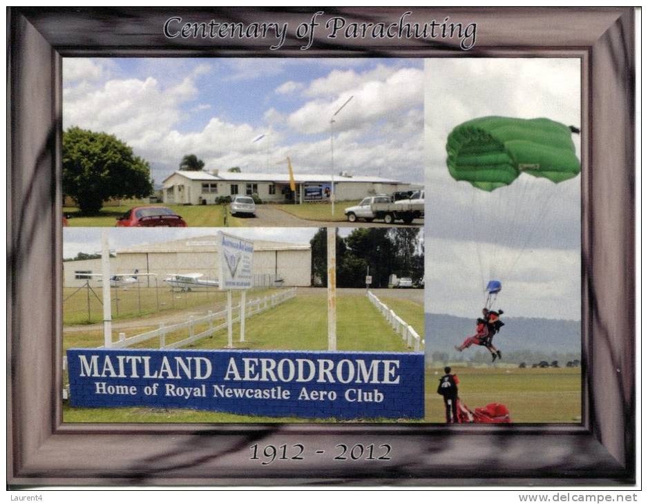 Centenary Of Parachuting From An Aircraft - Also Show Mailtland Aerodrome - Airport - NSW - Australia - Parachutespringen