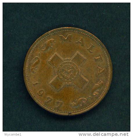 MALTA  -  1977  1 Cent  Circulated As Scan - Malta