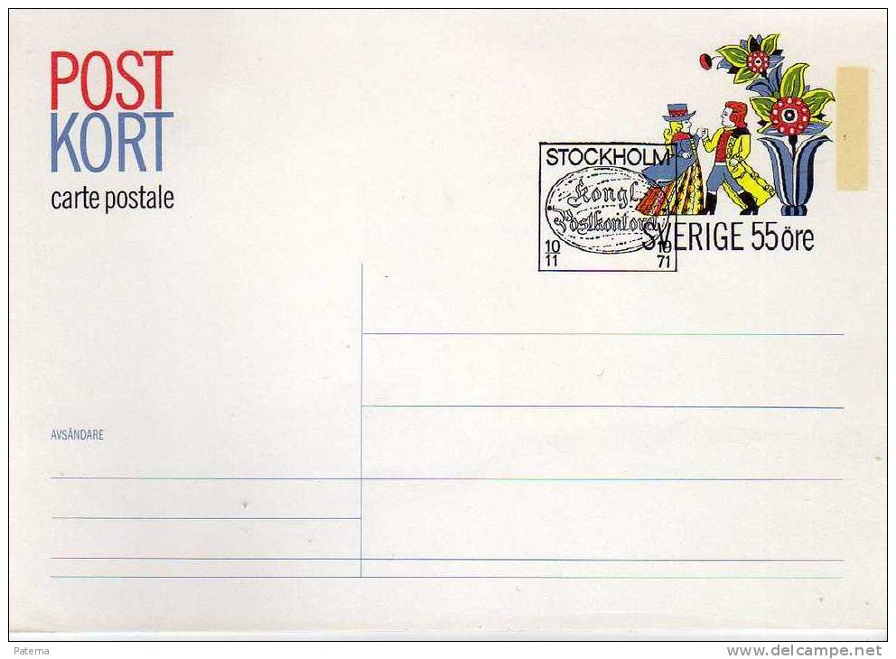 Entero Postal Suecia, Nuevo - Postal Stationery