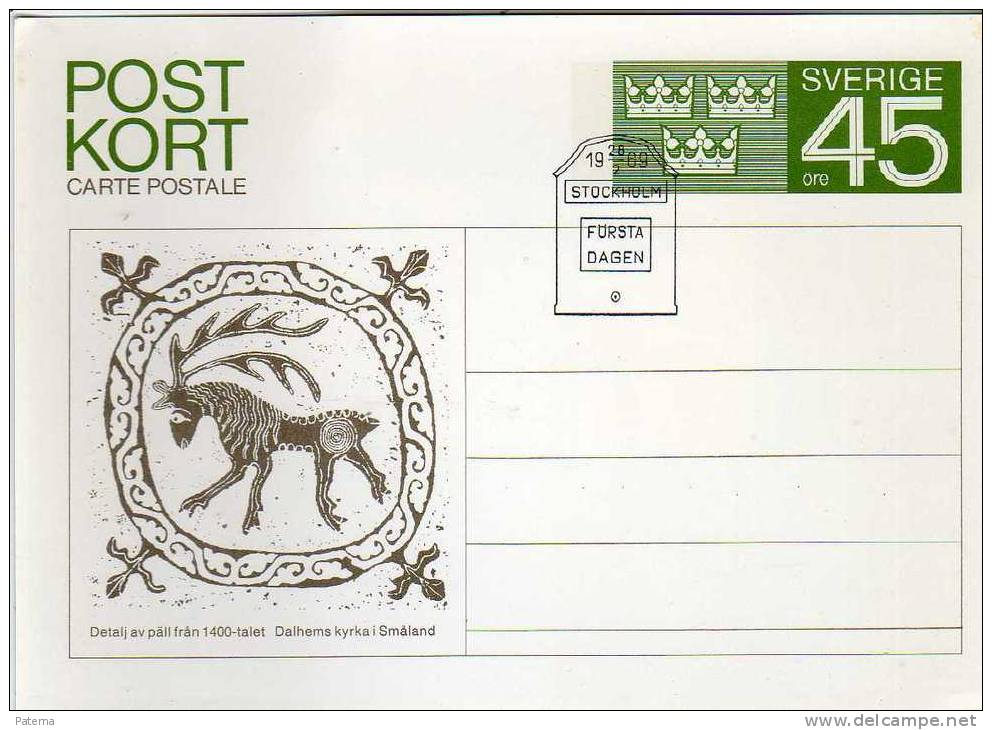 Entero Postal Suecia, Nuevo - Postal Stationery