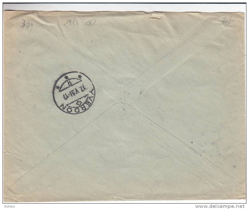 Hongrie - Lettre Recommandée De 1951 ° - Bateaux - Expédié Vers La Suisse - Yverdon - Storia Postale