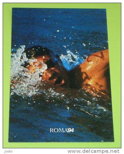 SWIMMING WORLD CHAMPIONSHIP 1994. ROMA ( Italy ) Natation Natación Schwimmen Nuoto Zwemsport - Turtle Mascot On Back - Natation