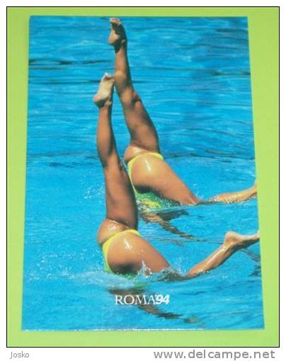SWIMMING WORLD CHAMPIONSHIP 1994.ROMA ( Italy ) Synchronized Synchro Nage Synchronisée Natation Natación Schwimmen Nuoto - Natation